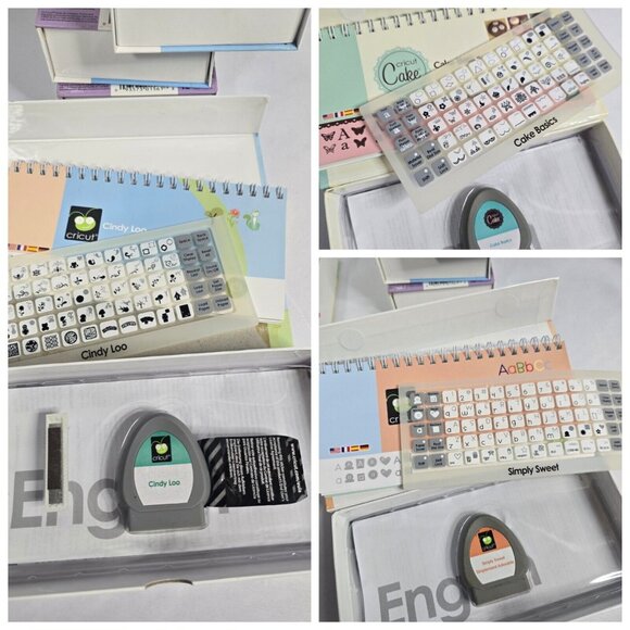 Cricut Cake Red Personal Electronic Cutting Decorating Machine Huge Bundle - Picture 4 of 13